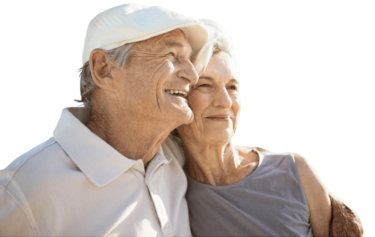 Elderly couple enjoying their retirement thanks to The Medicare Broker